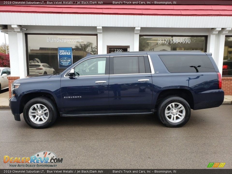 2019 Chevrolet Suburban LT Blue Velvet Metallic / Jet Black/Dark Ash Photo #1