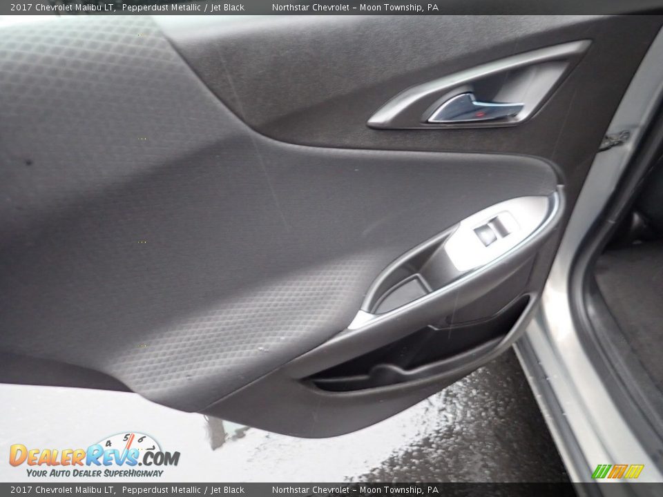 2017 Chevrolet Malibu LT Pepperdust Metallic / Jet Black Photo #23