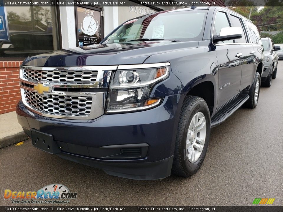 2019 Chevrolet Suburban LT Blue Velvet Metallic / Jet Black/Dark Ash Photo #2