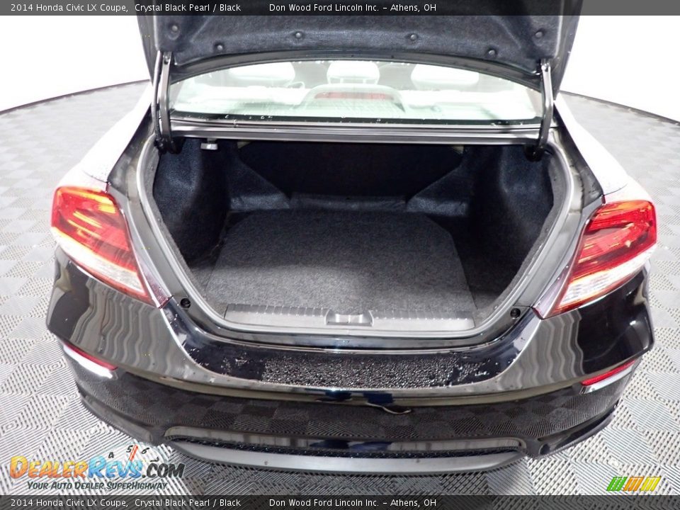 2014 Honda Civic LX Coupe Crystal Black Pearl / Black Photo #12
