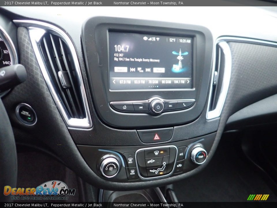 2017 Chevrolet Malibu LT Pepperdust Metallic / Jet Black Photo #27