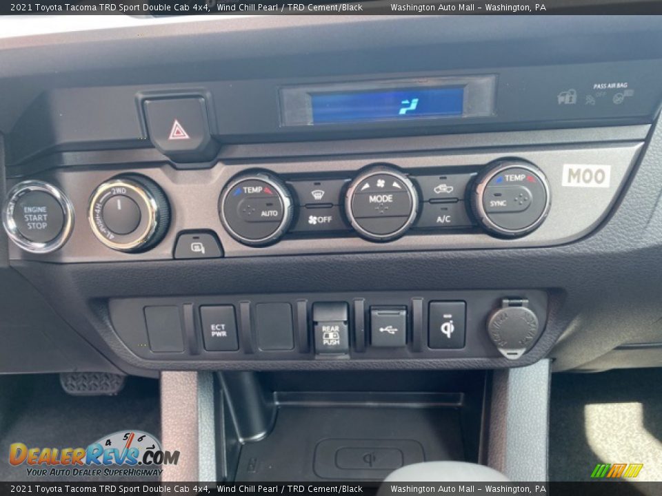 2021 Toyota Tacoma TRD Sport Double Cab 4x4 Wind Chill Pearl / TRD Cement/Black Photo #12