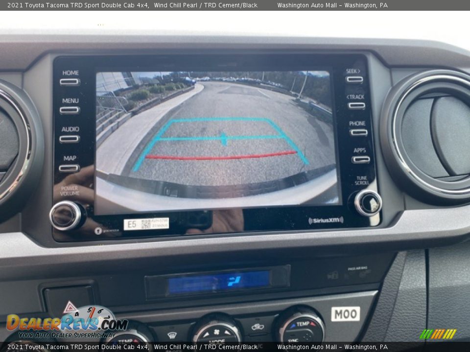 2021 Toyota Tacoma TRD Sport Double Cab 4x4 Wind Chill Pearl / TRD Cement/Black Photo #13