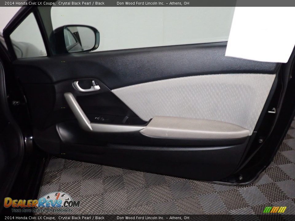 2014 Honda Civic LX Coupe Crystal Black Pearl / Black Photo #20