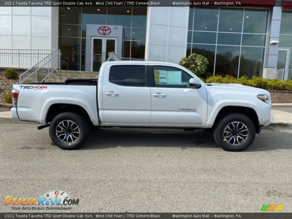 Wind Chill Pearl 2021 Toyota Tacoma TRD Sport Double Cab 4x4 Photo #16