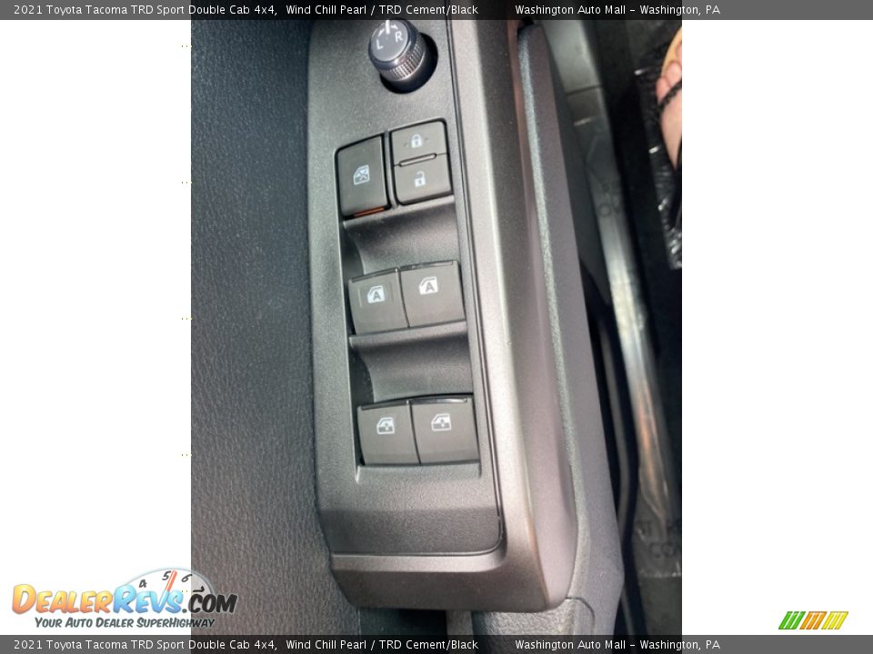 2021 Toyota Tacoma TRD Sport Double Cab 4x4 Wind Chill Pearl / TRD Cement/Black Photo #20