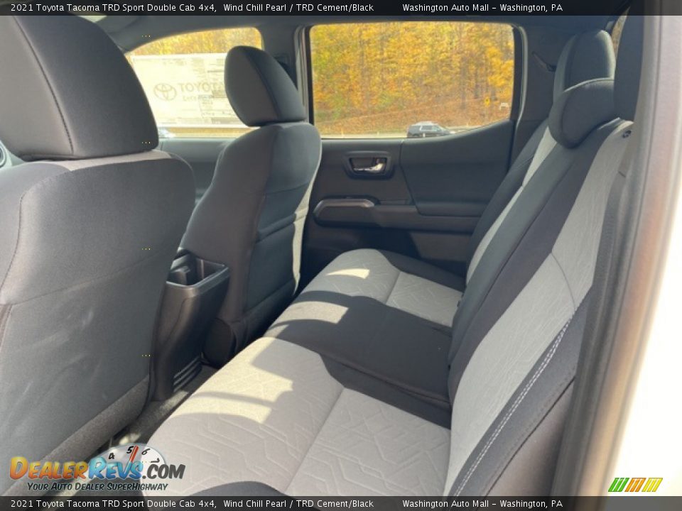 Rear Seat of 2021 Toyota Tacoma TRD Sport Double Cab 4x4 Photo #23