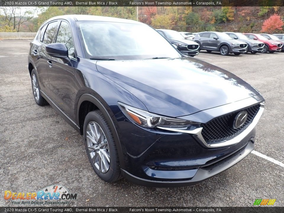2020 Mazda CX-5 Grand Touring AWD Eternal Blue Mica / Black Photo #3