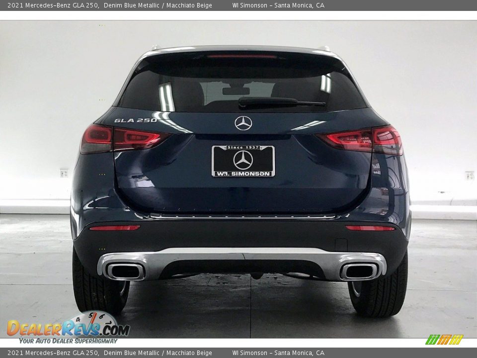 2021 Mercedes-Benz GLA 250 Denim Blue Metallic / Macchiato Beige Photo #3