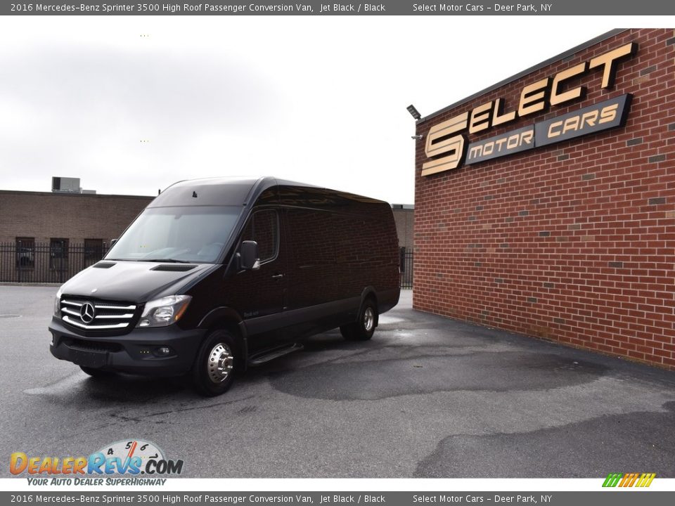 2016 Mercedes-Benz Sprinter 3500 High Roof Passenger Conversion Van Jet Black / Black Photo #1