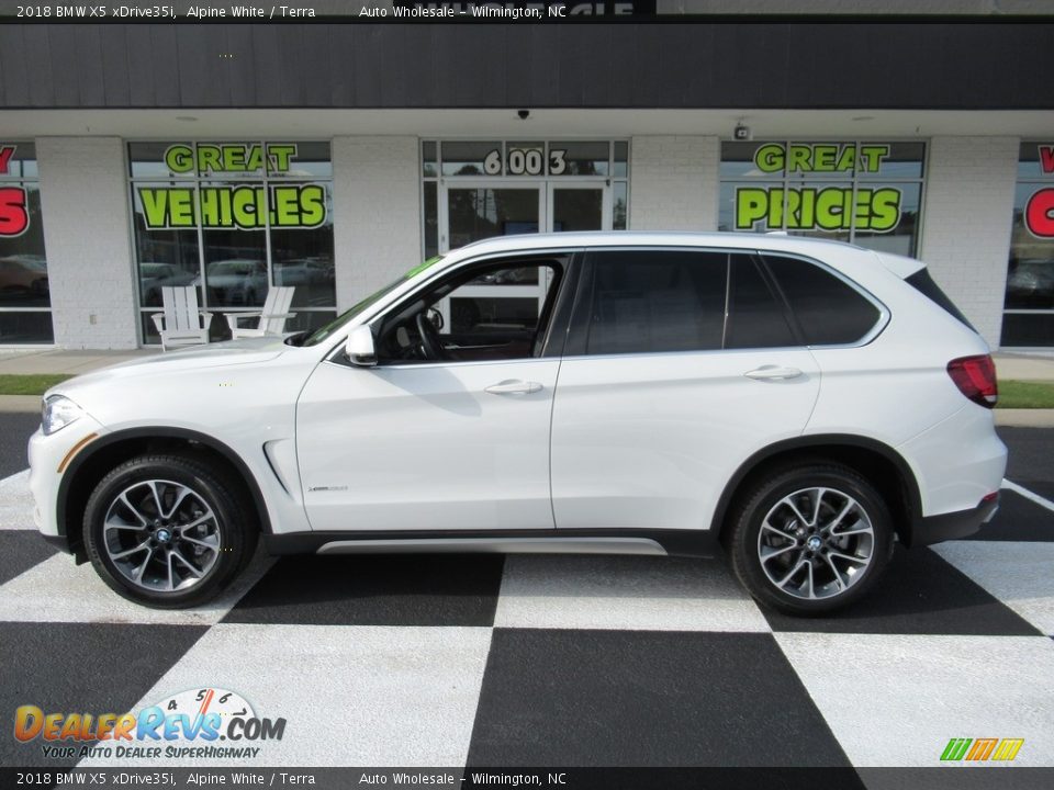 2018 BMW X5 xDrive35i Alpine White / Terra Photo #1