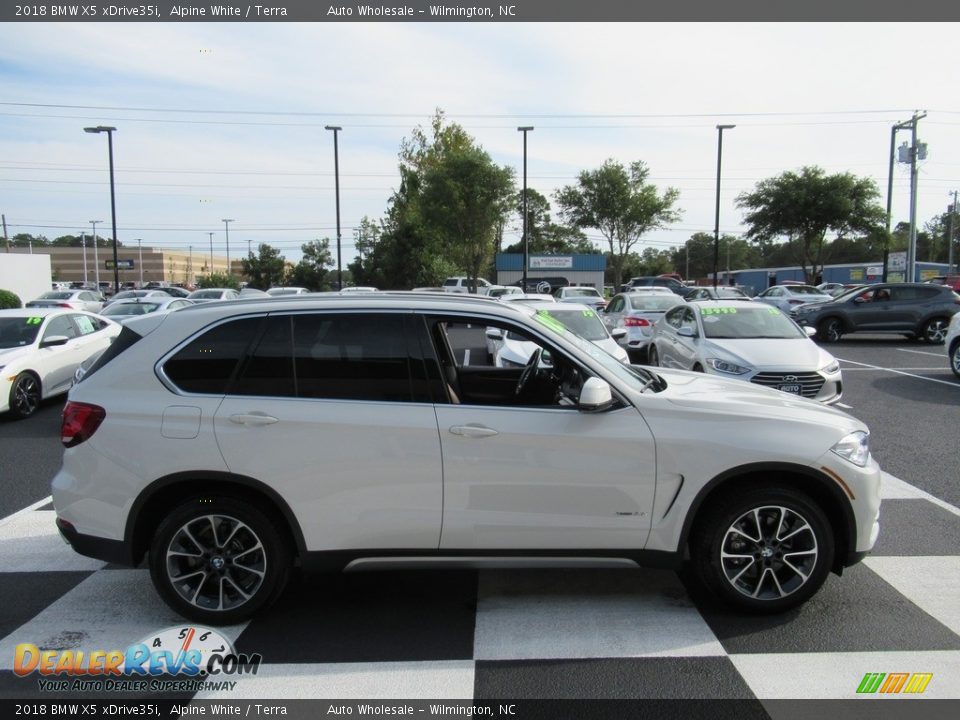 2018 BMW X5 xDrive35i Alpine White / Terra Photo #3