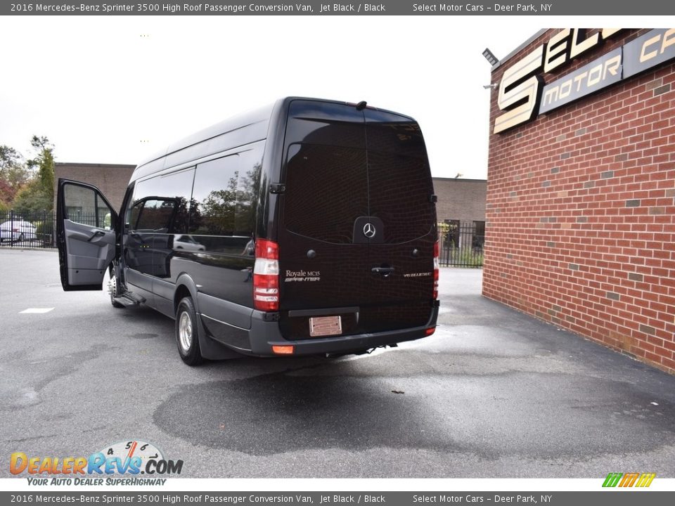 2016 Mercedes-Benz Sprinter 3500 High Roof Passenger Conversion Van Jet Black / Black Photo #6