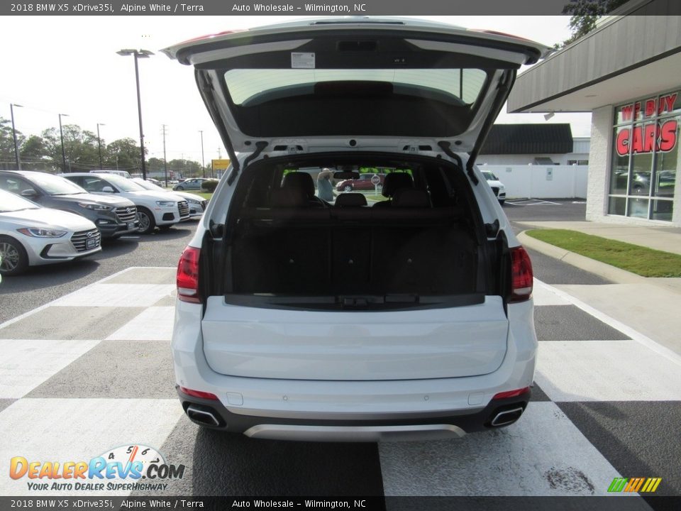 2018 BMW X5 xDrive35i Alpine White / Terra Photo #5