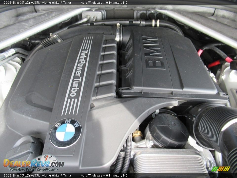 2018 BMW X5 xDrive35i Alpine White / Terra Photo #6