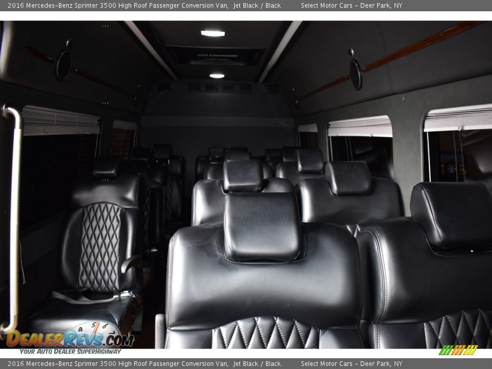 Rear Seat of 2016 Mercedes-Benz Sprinter 3500 High Roof Passenger Conversion Van Photo #8