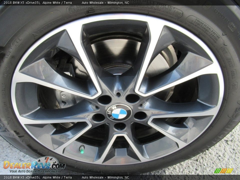 2018 BMW X5 xDrive35i Alpine White / Terra Photo #7