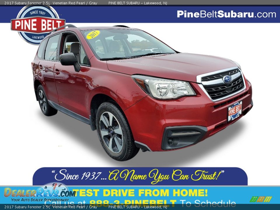 2017 Subaru Forester 2.5i Venetian Red Pearl / Gray Photo #1