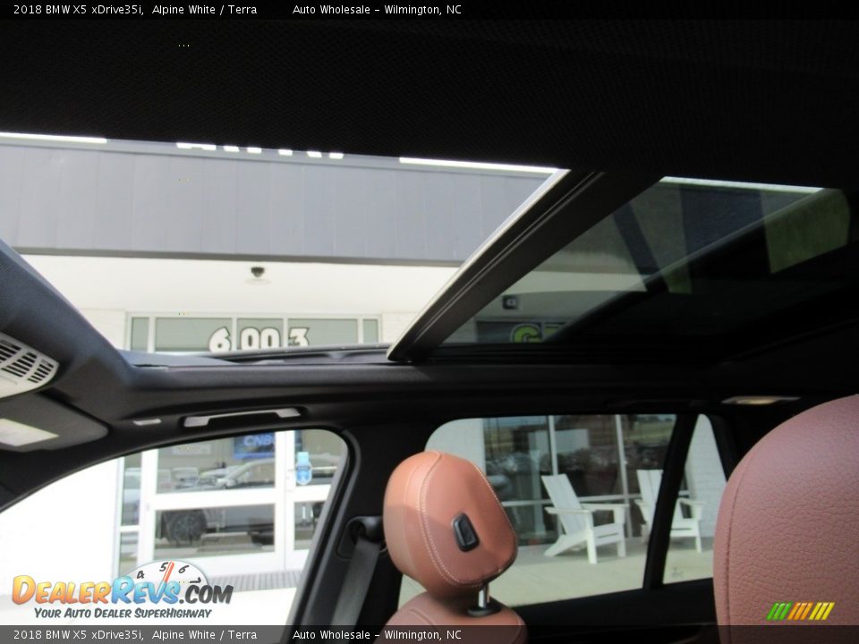 2018 BMW X5 xDrive35i Alpine White / Terra Photo #13