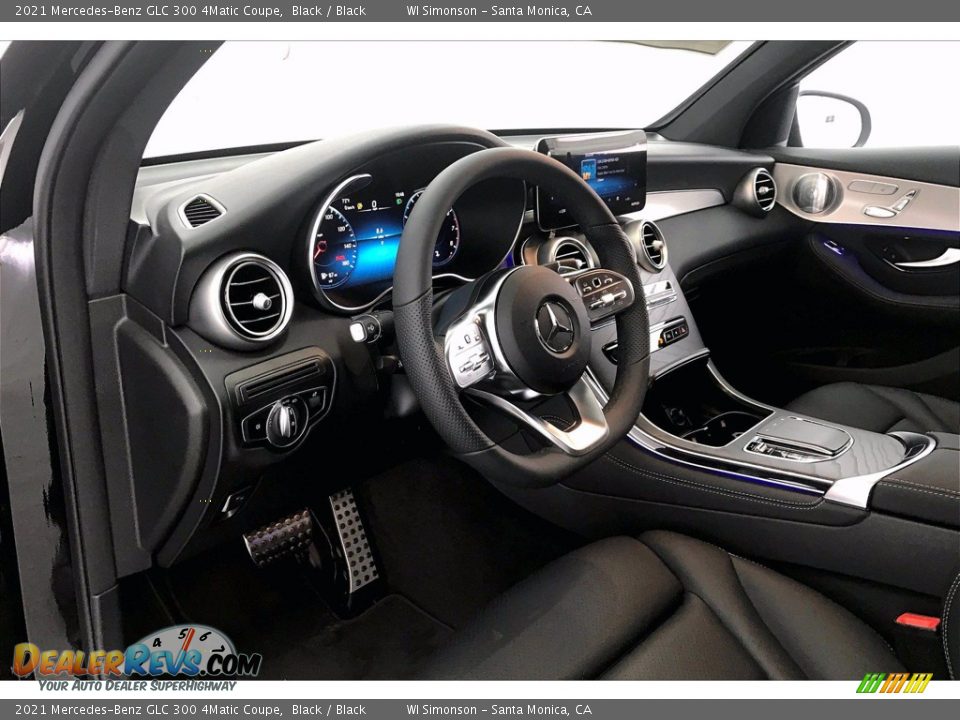 Dashboard of 2021 Mercedes-Benz GLC 300 4Matic Coupe Photo #4