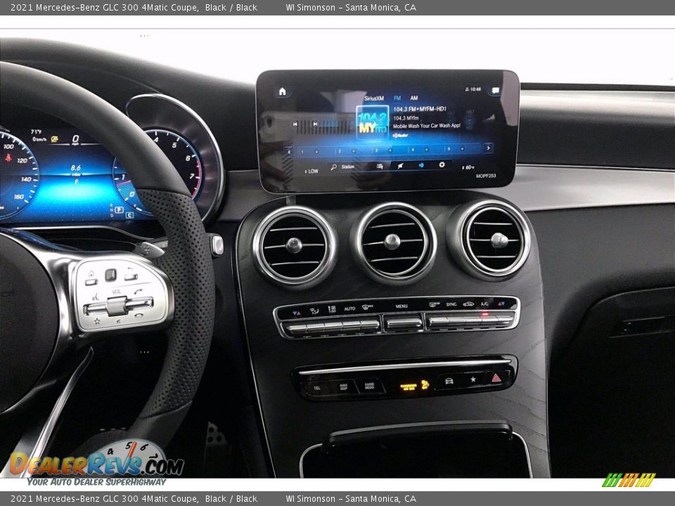 Controls of 2021 Mercedes-Benz GLC 300 4Matic Coupe Photo #6