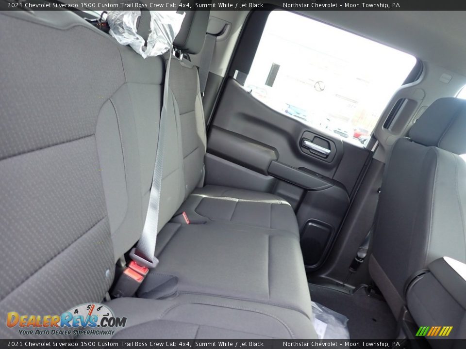 2021 Chevrolet Silverado 1500 Custom Trail Boss Crew Cab 4x4 Summit White / Jet Black Photo #12