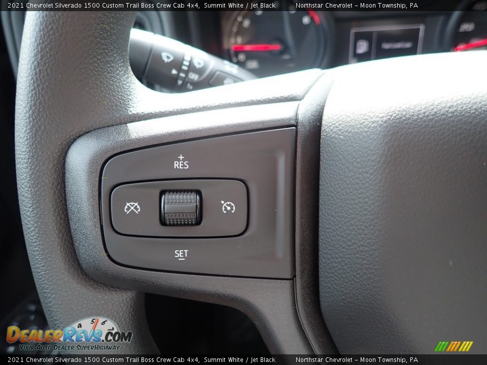 2021 Chevrolet Silverado 1500 Custom Trail Boss Crew Cab 4x4 Steering Wheel Photo #19