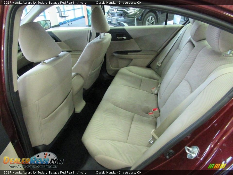 2017 Honda Accord LX Sedan Basque Red Pearl II / Ivory Photo #24