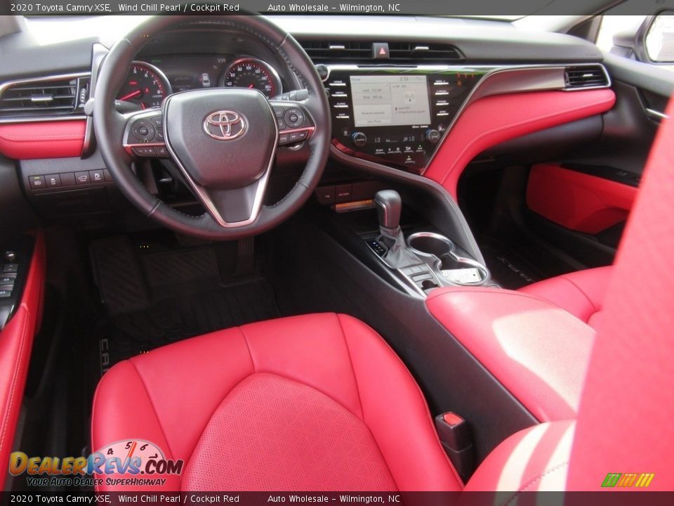 Cockpit Red Interior - 2020 Toyota Camry XSE Photo #14