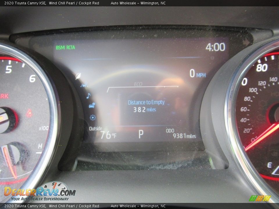 2020 Toyota Camry XSE Wind Chill Pearl / Cockpit Red Photo #15