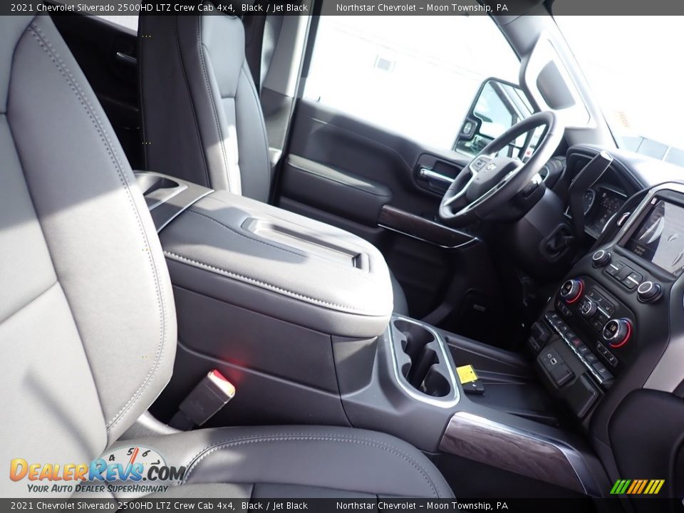 2021 Chevrolet Silverado 2500HD LTZ Crew Cab 4x4 Black / Jet Black Photo #8