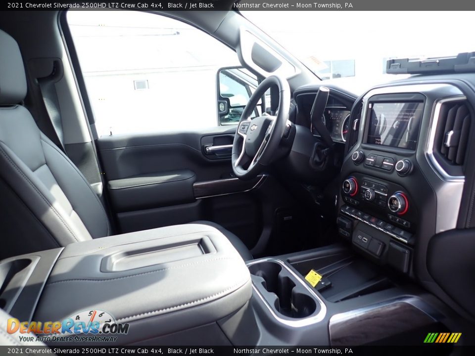 2021 Chevrolet Silverado 2500HD LTZ Crew Cab 4x4 Black / Jet Black Photo #9