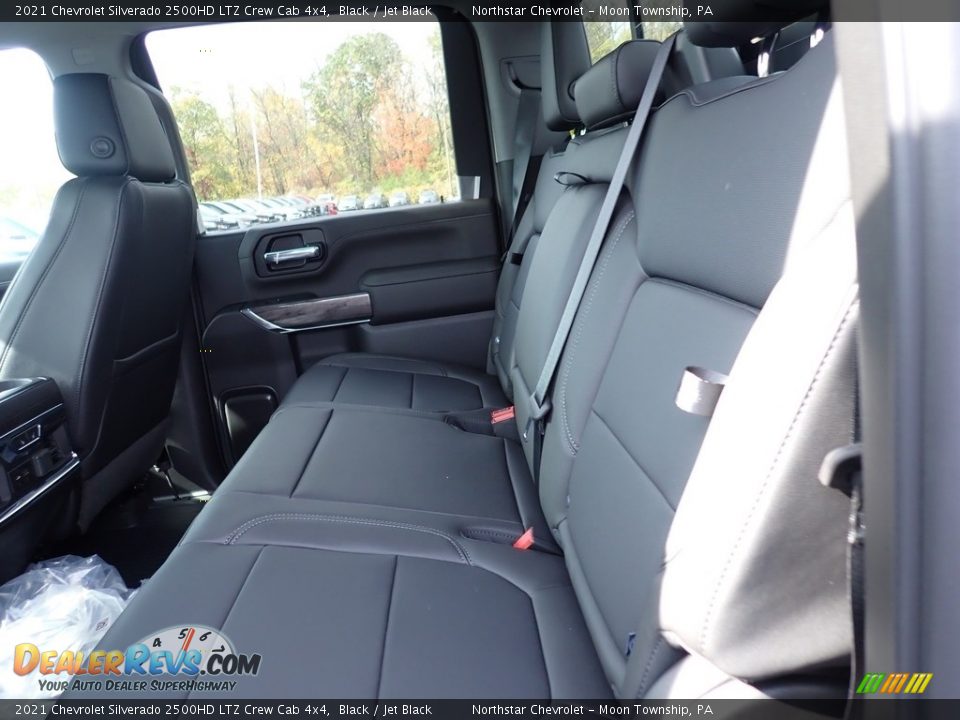 Rear Seat of 2021 Chevrolet Silverado 2500HD LTZ Crew Cab 4x4 Photo #11