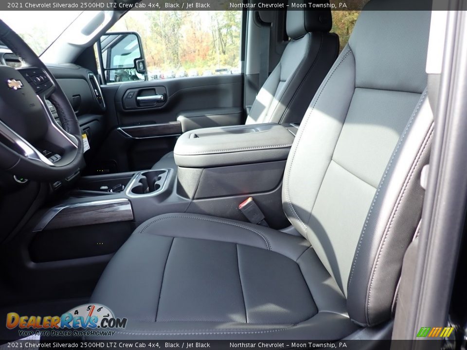 Jet Black Interior - 2021 Chevrolet Silverado 2500HD LTZ Crew Cab 4x4 Photo #12