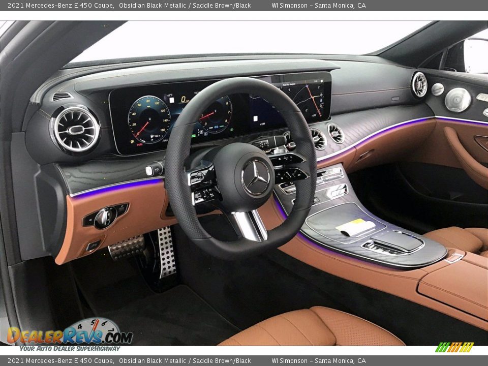 Dashboard of 2021 Mercedes-Benz E 450 Coupe Photo #4