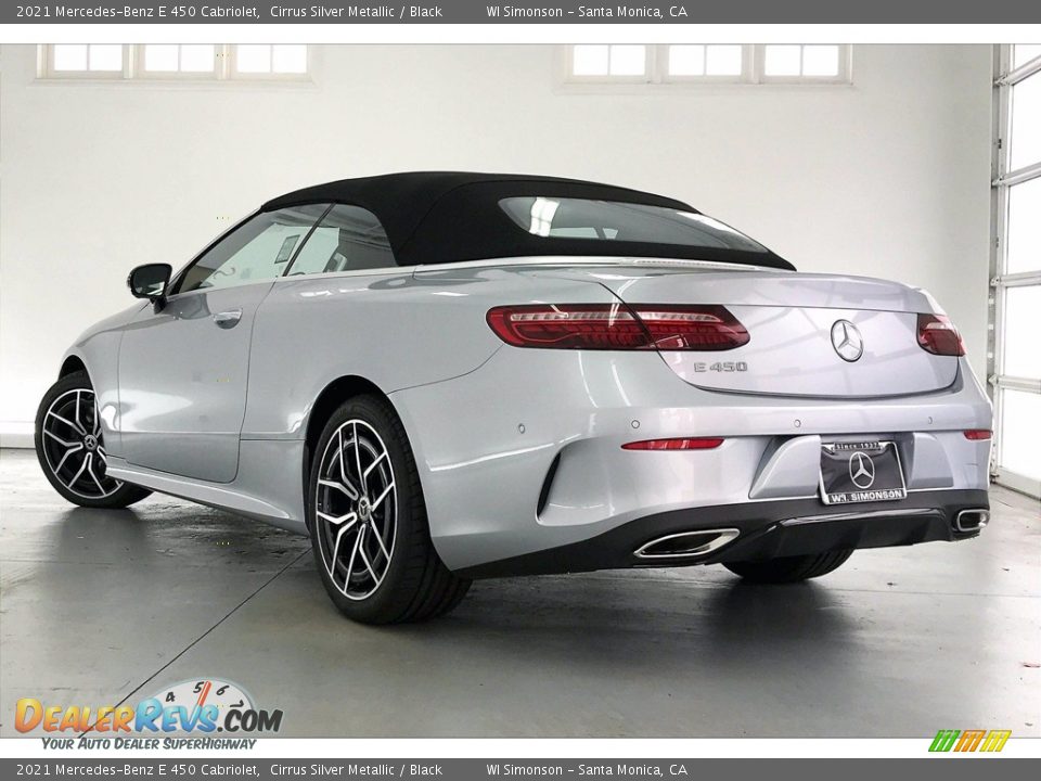 2021 Mercedes-Benz E 450 Cabriolet Cirrus Silver Metallic / Black Photo #2