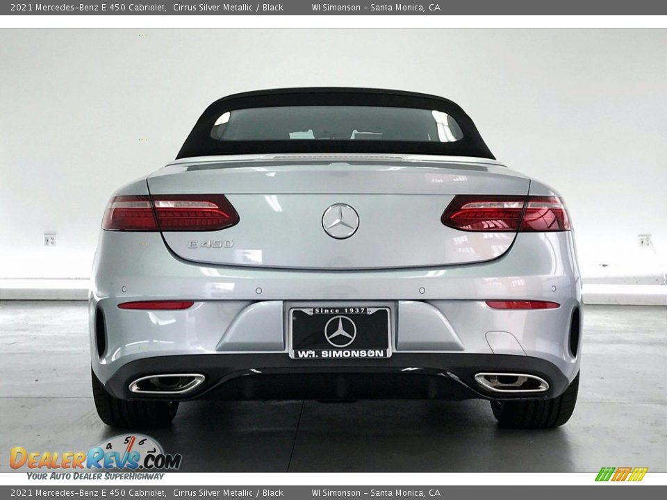 2021 Mercedes-Benz E 450 Cabriolet Cirrus Silver Metallic / Black Photo #3