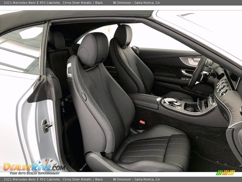 Black Interior - 2021 Mercedes-Benz E 450 Cabriolet Photo #5