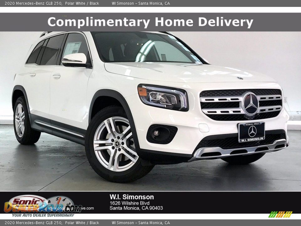 2020 Mercedes-Benz GLB 250 Polar White / Black Photo #1