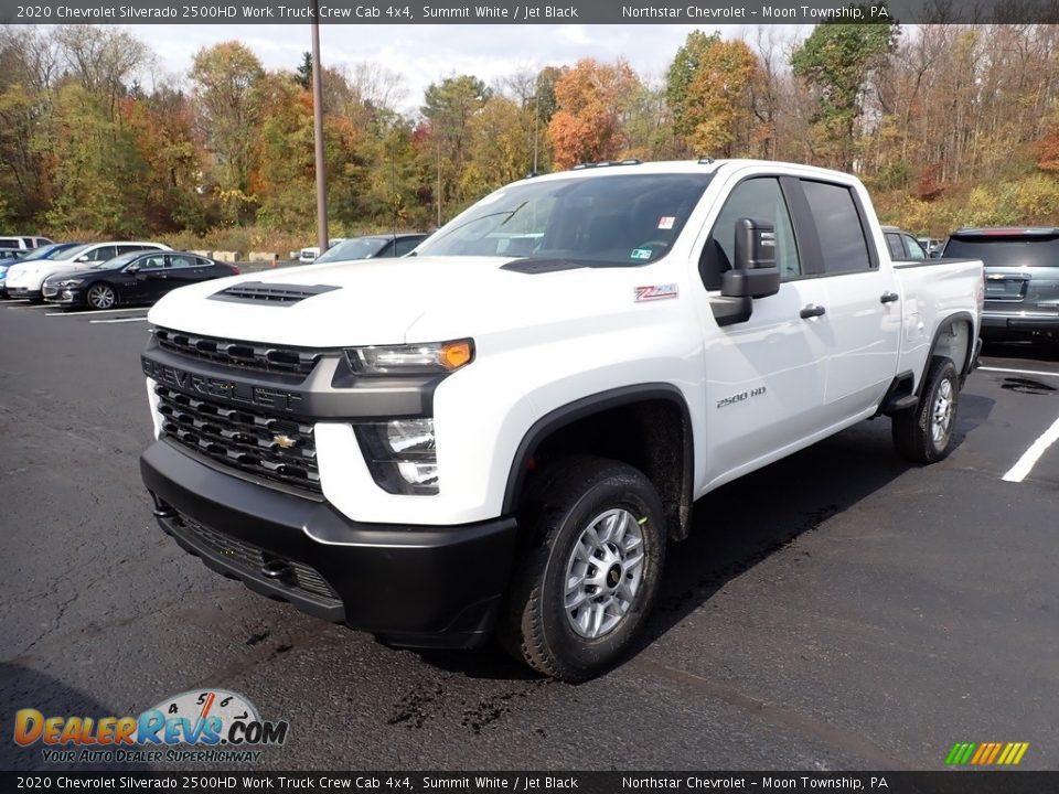 2020 Chevrolet Silverado 2500HD Work Truck Crew Cab 4x4 Summit White / Jet Black Photo #1