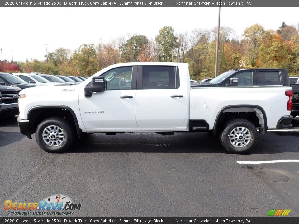 2020 Chevrolet Silverado 2500HD Work Truck Crew Cab 4x4 Summit White / Jet Black Photo #3