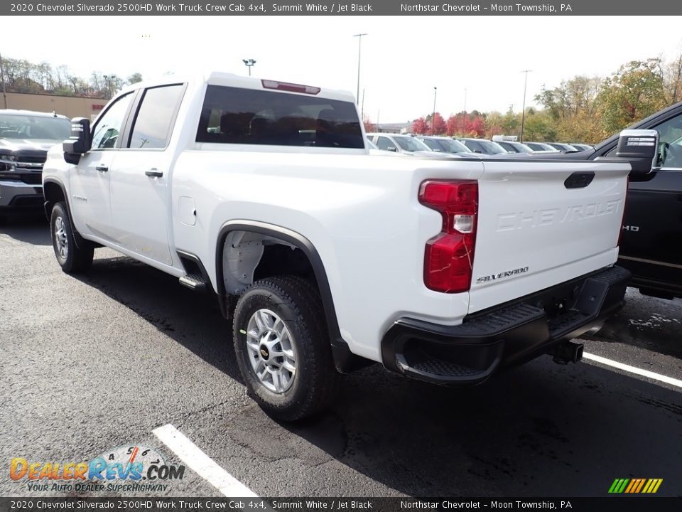 2020 Chevrolet Silverado 2500HD Work Truck Crew Cab 4x4 Summit White / Jet Black Photo #4