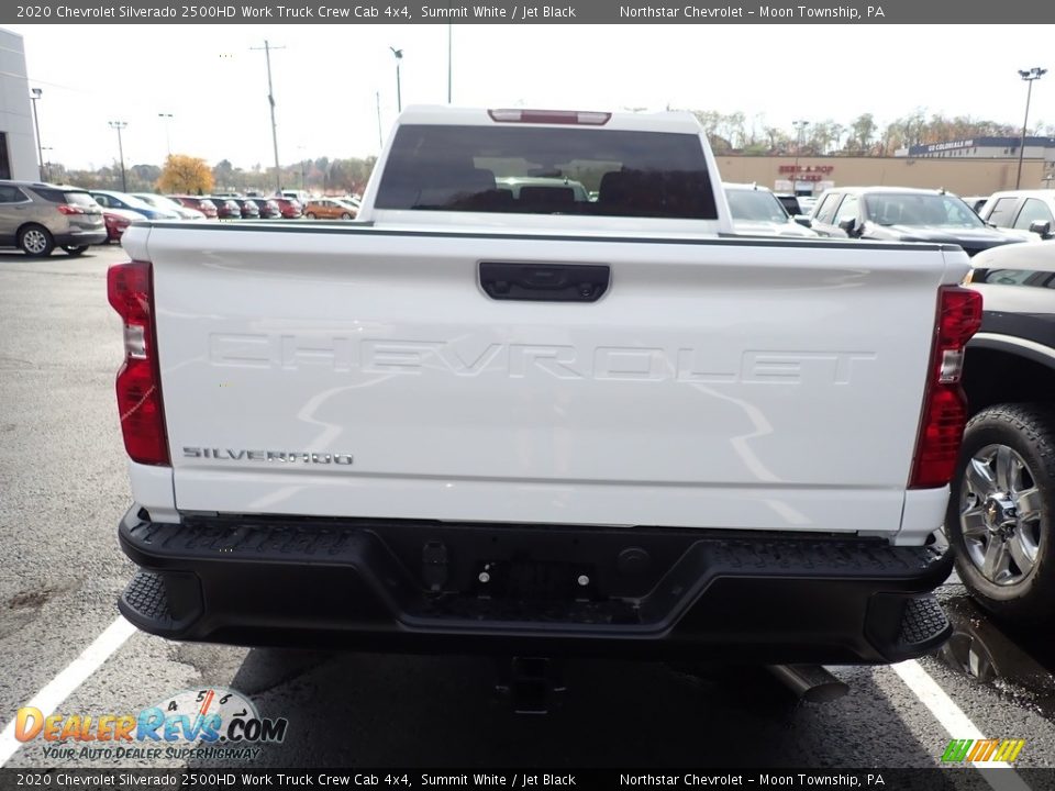 2020 Chevrolet Silverado 2500HD Work Truck Crew Cab 4x4 Summit White / Jet Black Photo #5
