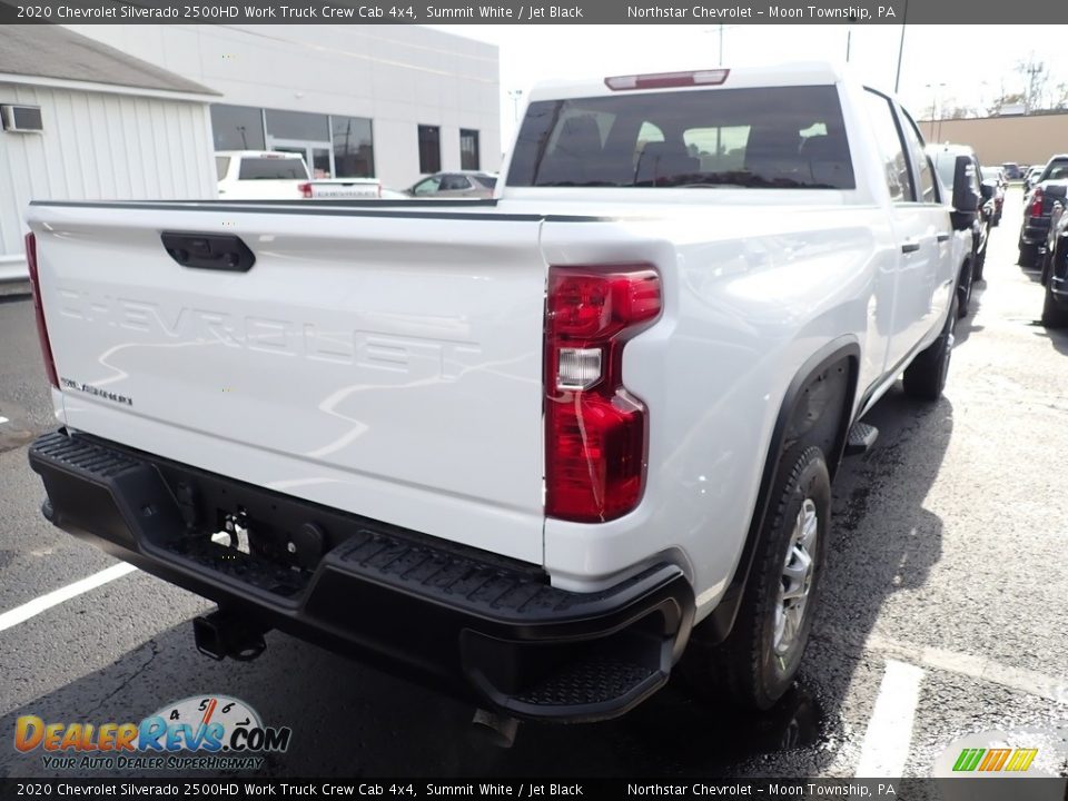 2020 Chevrolet Silverado 2500HD Work Truck Crew Cab 4x4 Summit White / Jet Black Photo #6
