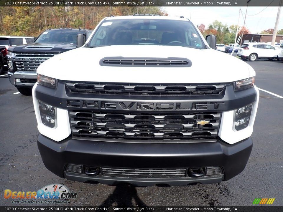 2020 Chevrolet Silverado 2500HD Work Truck Crew Cab 4x4 Summit White / Jet Black Photo #8
