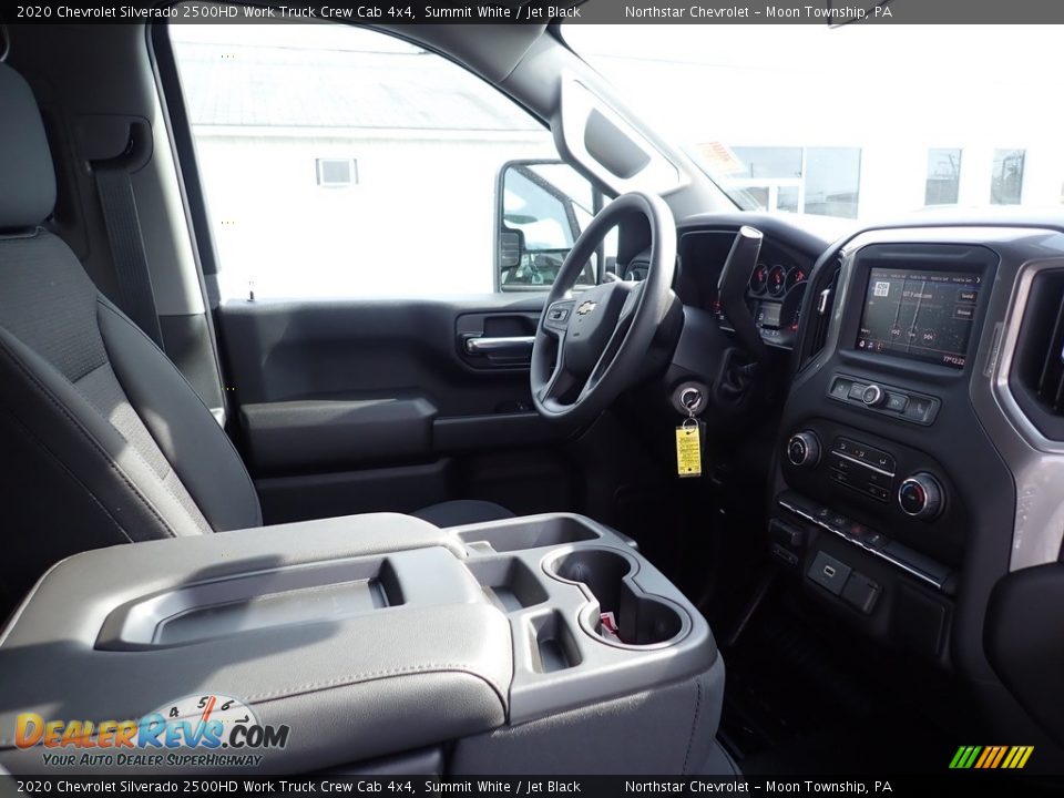 2020 Chevrolet Silverado 2500HD Work Truck Crew Cab 4x4 Summit White / Jet Black Photo #10
