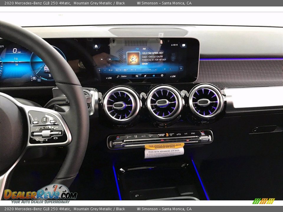 2020 Mercedes-Benz GLB 250 4Matic Mountain Grey Metallic / Black Photo #6