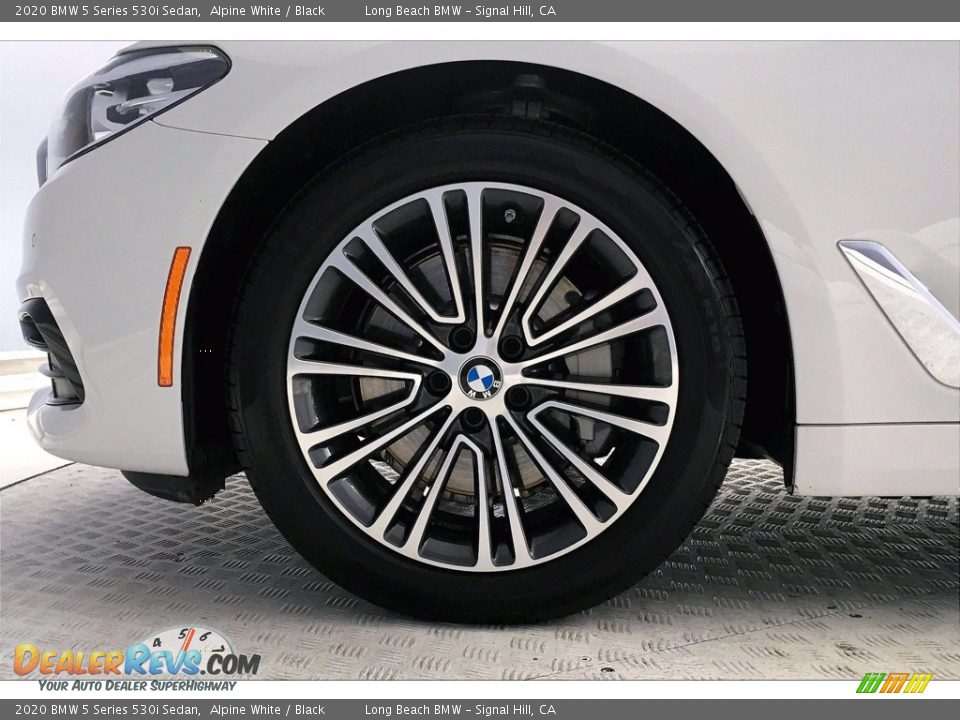 2020 BMW 5 Series 530i Sedan Alpine White / Black Photo #8