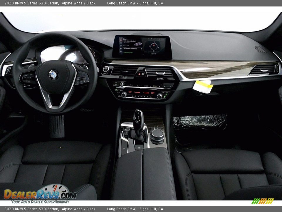 2020 BMW 5 Series 530i Sedan Alpine White / Black Photo #15