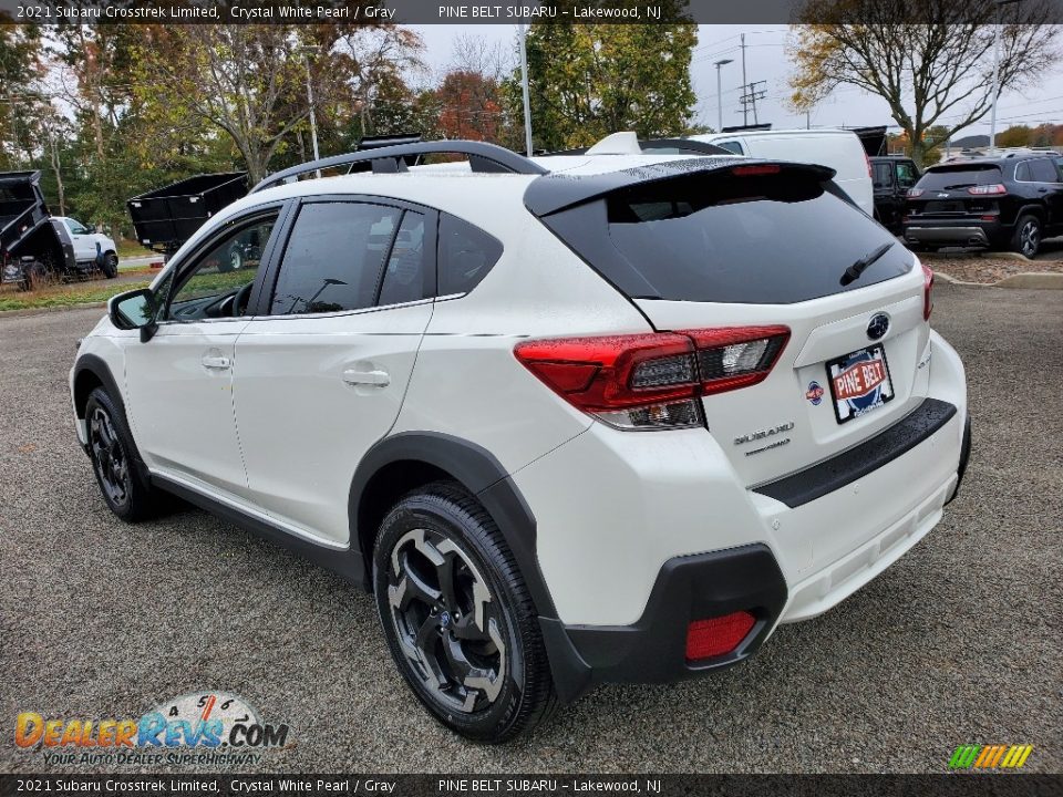 2021 Subaru Crosstrek Limited Crystal White Pearl / Gray Photo #6